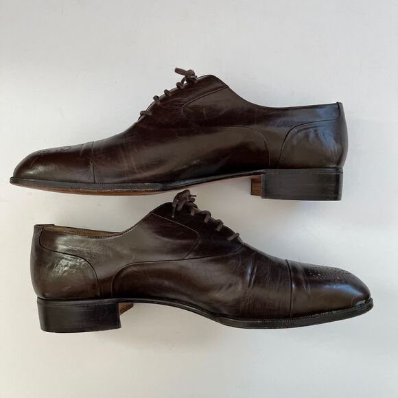 Bally Gino Vintage Made in Italy Size 10.5 3E Mens‎ Shoes, Bally Gino Mens 280 - Picture 9 of 11